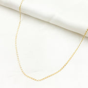14K Solid Gold Large Curb Chain